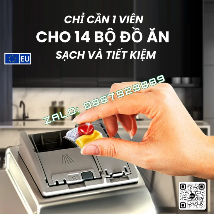 VIÊN RỬA BÁT FINISH ULTIMATE ALL IN 1 SỨC MẠNH 14X -PHIÊN BẢN CAO CẤP,HÀNG CHÍNH HÃNG CHÂU ÂU