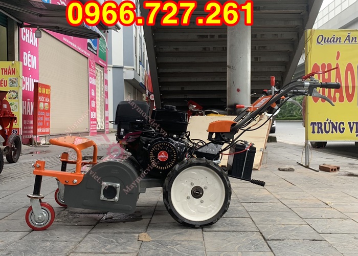 Máy cắt cỏ trục băm 10hp đề nổ Kawasaki hàm cắt 60cm