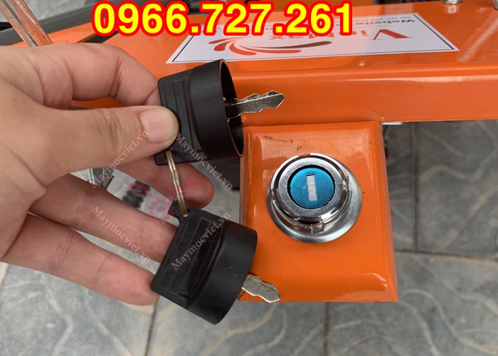 Máy cắt cỏ trục băm 10hp đề nổ Kawasaki hàm cắt 60cm