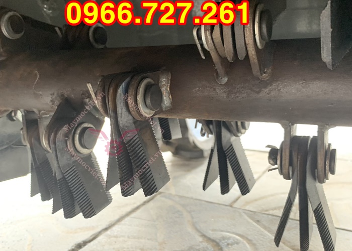 Máy cắt cỏ trục băm 10hp đề nổ Kawasaki hàm cắt 60cm