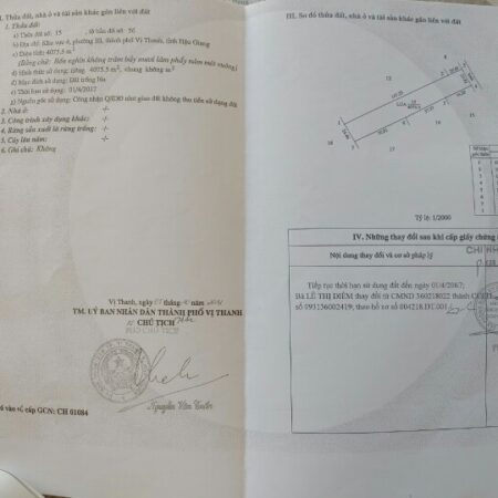 Đất nền vị trí đẹp tại TP Vị Thanh (gần bệnh viện đa khoa Hậu Giang), giá 1,2 tỷ còn thương lượng