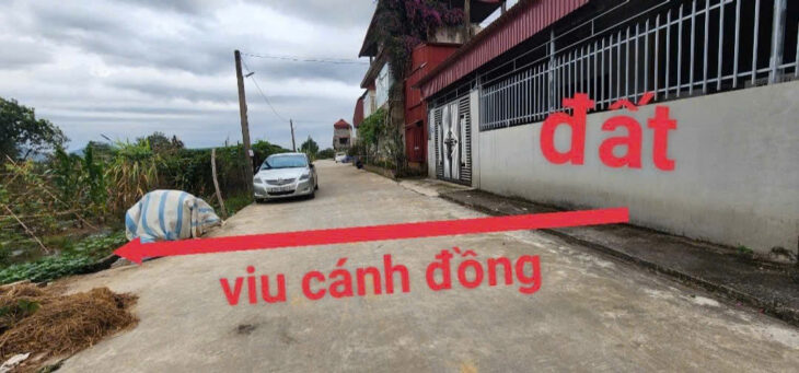 NỔ THẲNG KHÔNG VÒNG VO DT 80 M FUN THỔ CƯ ĐƯỜNG THÔNG RỘNG 4,5 ĐẾN 5 M CÁCH ĐƯỜNG TỈNH LỘ 418 120