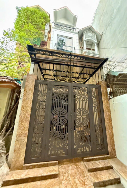 bán nhà Hoàng Mai 65m ô tô đỗ cửa, thang máy, sát mặt phố