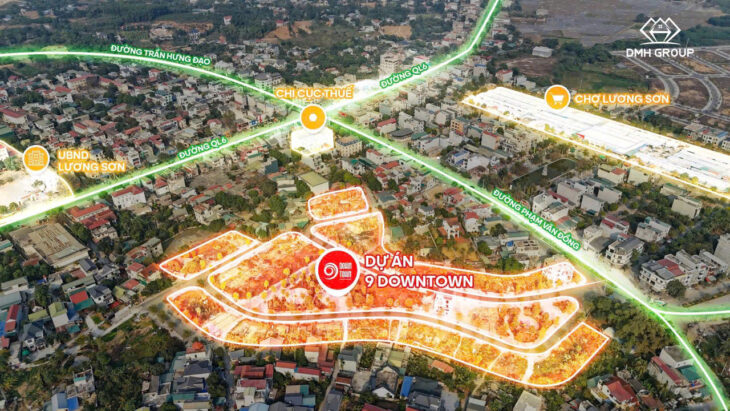 Bán đất nền thị trấn Lương Sơn, gần trung tâm hành chính