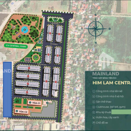 CƠ HỘI ĐẦU TƯ VÀNG HimLam Central Park Dự án cực kỳ tiềm năng tại Quận Hồng Bàng,TP Hải Phòng.