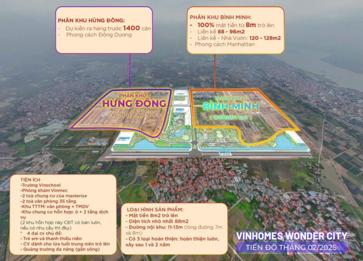 Chuẩn bị ra mắt Siêu Phẩm Vinhomes Wonder City – Đan Phượng. Chỉ từ 175tr/m