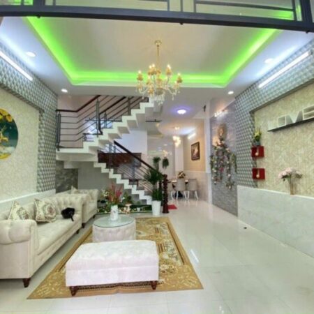 60M2 – NGANG 5 HIẾM- 3 TẦNG – ĐẸP Ở NGAY- PHƯỜNG 16 GÒ VẤP – CHỈ NHỈN 5Đ