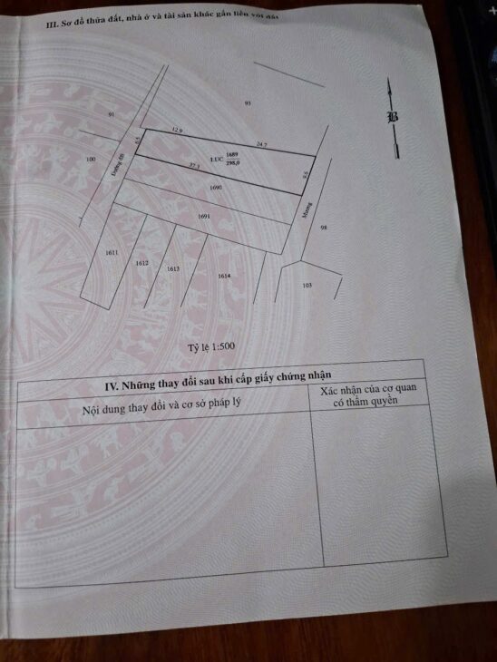 Bán lô đất đường 3m – 1 sẹc đường liên xã – Thôn Từ Tâm 2, Phước Hải, Ninh Phước
