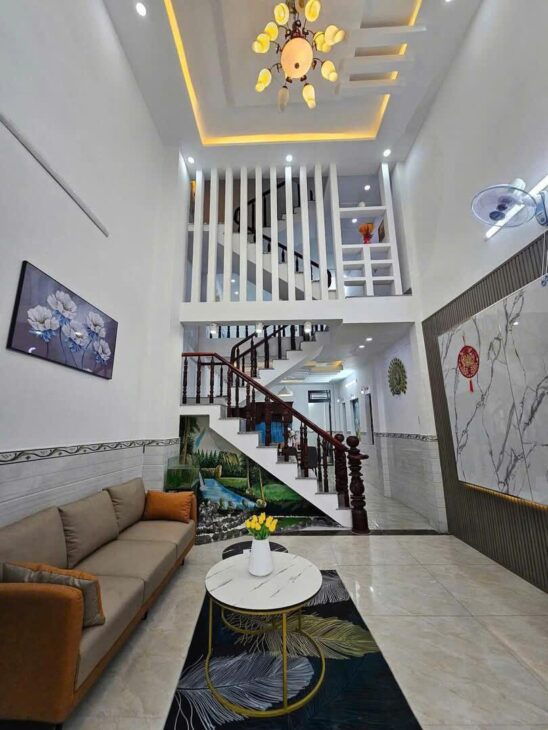 Bán nhà khu phân lô 4 tầng, 65m², 5PN, 5WC, Q.12, chỉ hơn 4 tỷ, sổ đỏ