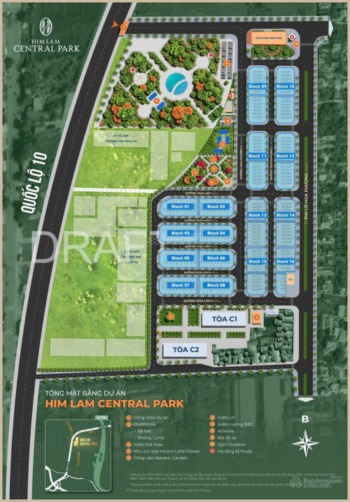 Chỉ với 3 tỷ KH có thể sở hữu Dự án Himlam Central Park, Quận Hồng Bàng