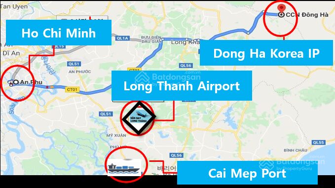 Bán đất làm nhà xưởng sản xuất KCN Đông Hà, Đức Linh Bình Thuận