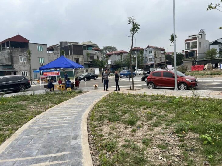 ????Cần bán lô góc X6 Hà Lỗ, Liên Hà giá 8x tr/m2. Vị trí cực đẹp trung tâm xã Liên Hà và đường gom