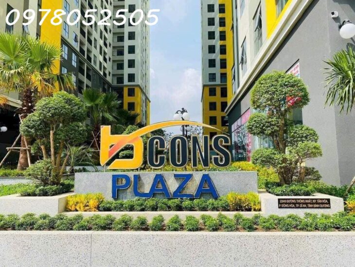 Chính chủ cần bán gấp căn hộ 2PN Bcons Plaza – View SG tầng trung