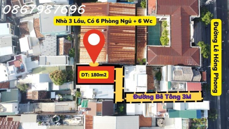 Bán hoặc Cho Thuê Nhà 3 Tầng Hẻm Lê Hồng Phong, TP Nha Trang – Giá Chỉ 28 Triệu/m²