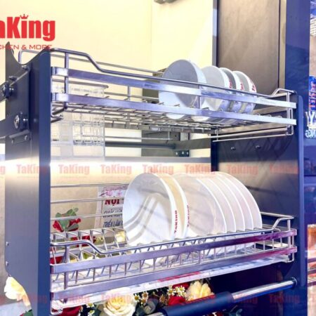 Kệ Bát Đĩa Nâng Hạ TaKing Cao Cấp, Hiện Đại, Thẩm Mỹ