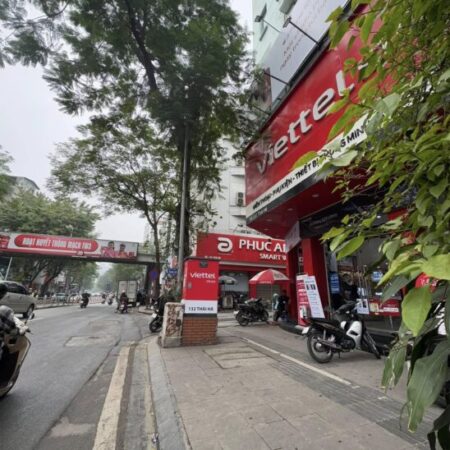 ĐẮT XẮT RA MIẾNG-LÔ GÓC ĐỘC TÔN-Mặt Phố Thái Hà 92m/6Tầng/MT 10m 94 Tỷ