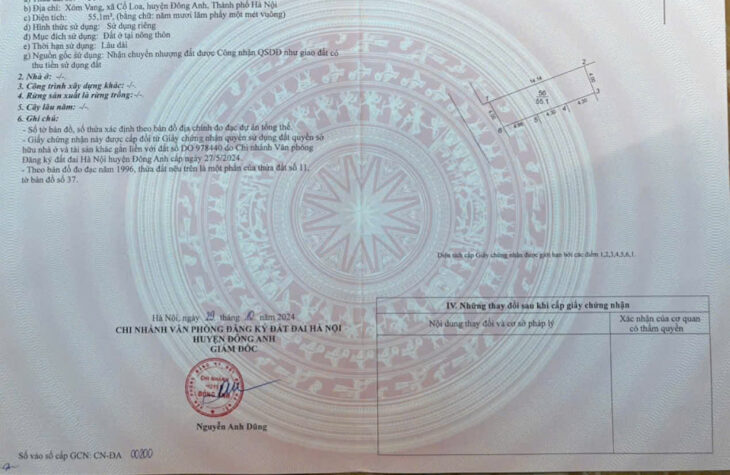 ĐẤT ĐẸP – GIÁ TỐT – Vị Trí Đắc Địa Tại Xóm Vang, Xã Cổ Loa, Huyện Đông Anh, Thành phố Hà Nội