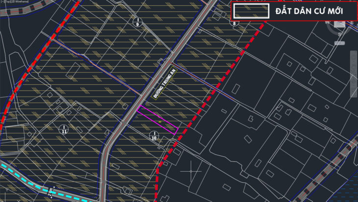 Bán đất đường Trung An – 1047m2 – 12×82 – 300m2 thổ cư – xã Trung An – Củ Chi