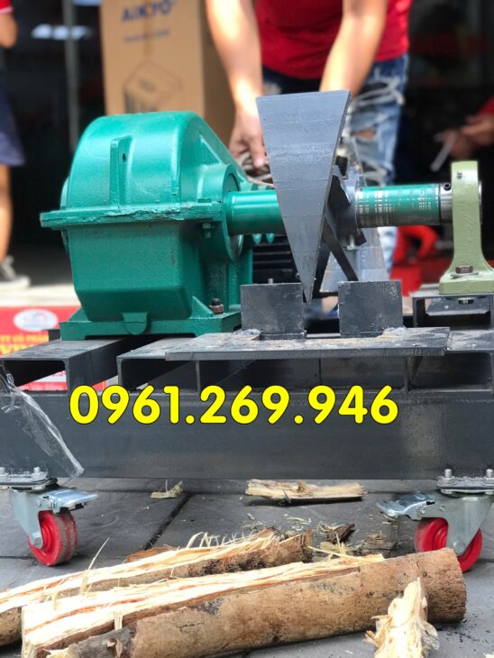 MÁY BỔ CỦI ĐIỆN 220V – MOTOR 5.5KW, 2 LƯỠI CHẺ
