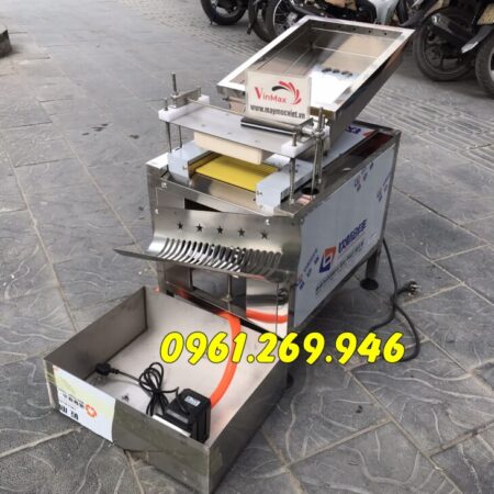 Máy bóc vỏ trứng chim cút 1 rãnh năng suất 50kg/h Vinmax TC-50