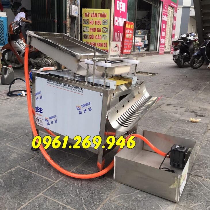 Máy bóc vỏ trứng chim cút 1 rãnh năng suất 50kg/h Vinmax TC-50