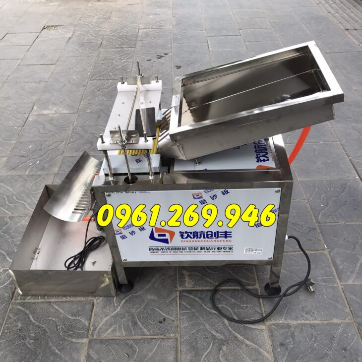 Máy bóc vỏ trứng chim cút 1 rãnh năng suất 50kg/h Vinmax TC-50