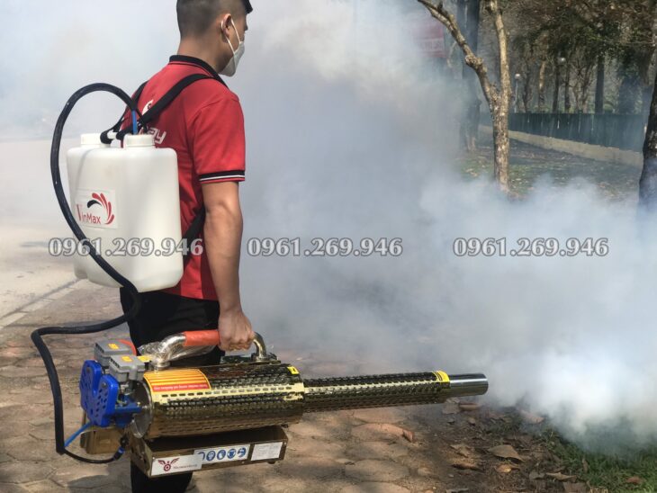 Máy xịt thuốc dạng khói khử trùng chuồng trại, máy phun khói FS70 chính hãng