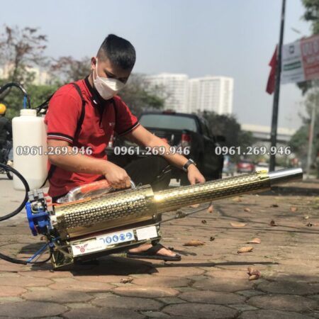 Máy xịt thuốc dạng khói khử trùng chuồng trại, máy phun khói FS70 chính hãng