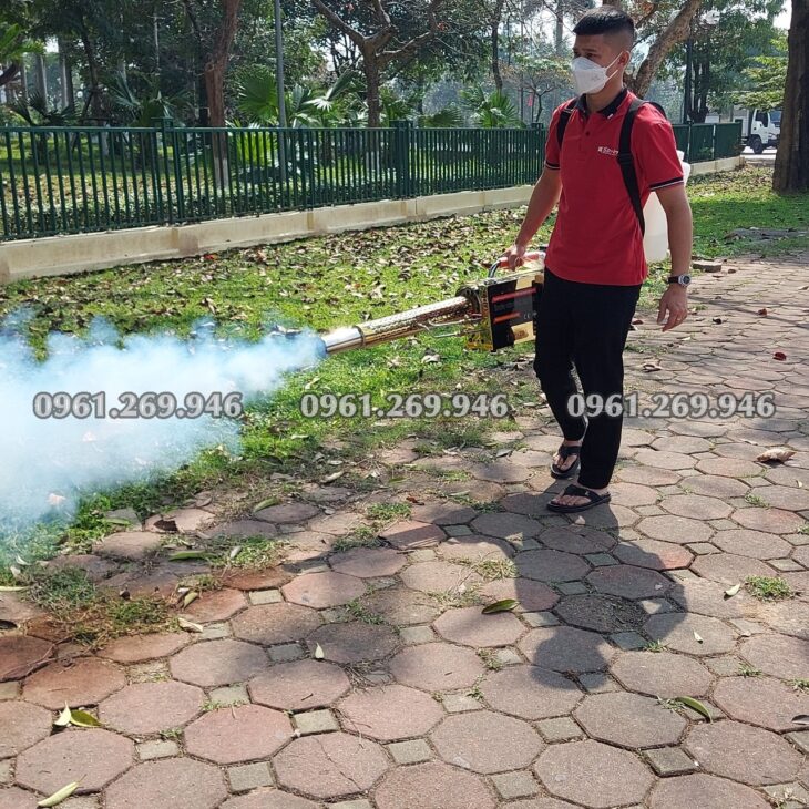 Máy xịt thuốc dạng khói khử trùng chuồng trại, máy phun khói FS70 chính hãng