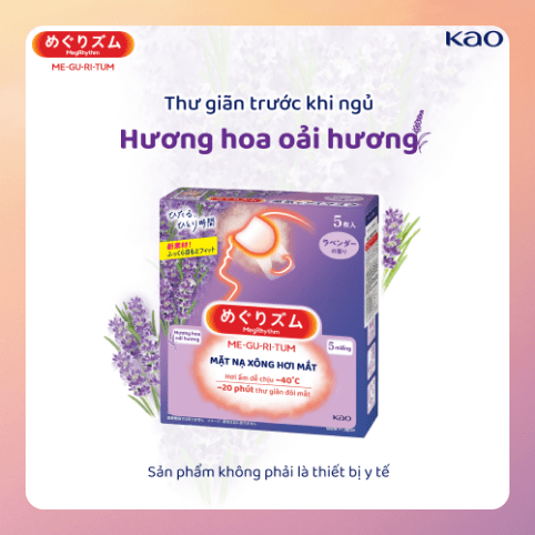 Mặt nạ xông hơi mắt MegRhythm
