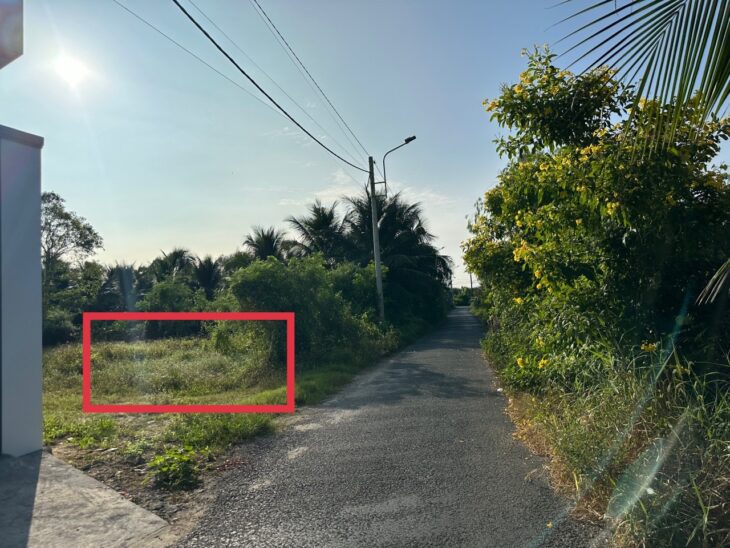 Bán gấp đất full thổ cư đường Trần Thị Thơm, tp.Mỹ Tho 110m2 (5×23)m