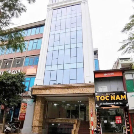 Bán tòa 10 tầng mặt phố Vũ Tông Phan 83m2, MT5m cho thuê 130 tr/tháng hiếm Thanh Xuân