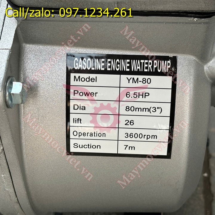 Máy bơm nước xăng Yokohama YM80 giá rẻ