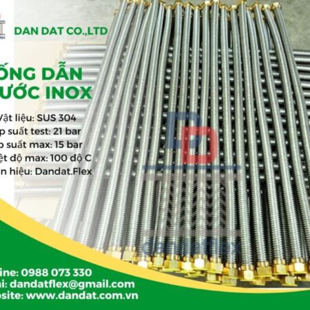 Dây dẫn nước inox, dây cấp nước inox nóng lạnh, dây dẫn nước cho thiết bị nhà bếp, ống cấp nước inox