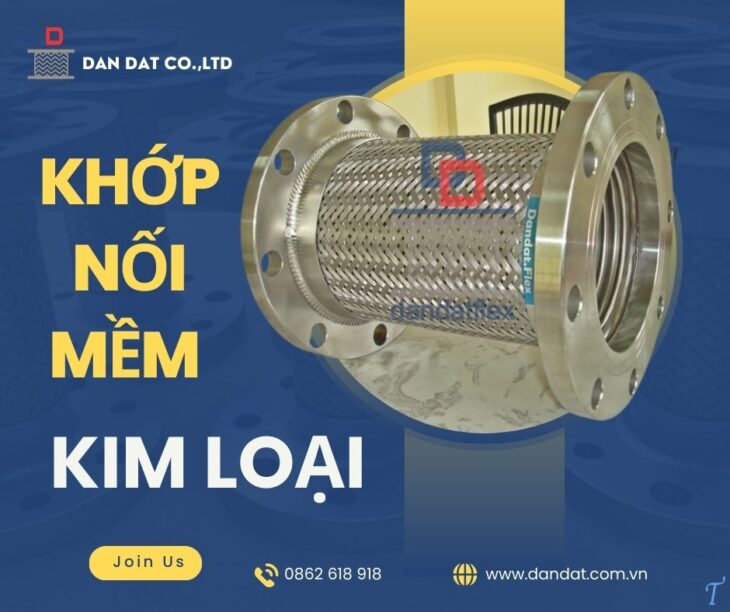 Khớp nối mềm inox, khớp nối mềm nối ren, khớp nối mềm inox công nghiệp, khớp chống rung máy bơm