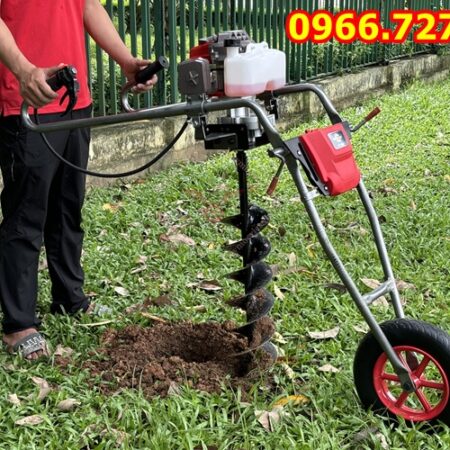 Máy Khoan Đất Có Bánh Xe – Đào Hố Trồng Cây Nhẹ Nhàng, Không Tốn Sức