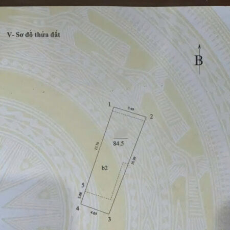 85M2 ĐẤT – NGUYỄN VIẾT XUÂN – THANH XUÂN – MT 4.7M – CHỈ 25.6 TỶ (~300TR/M2)