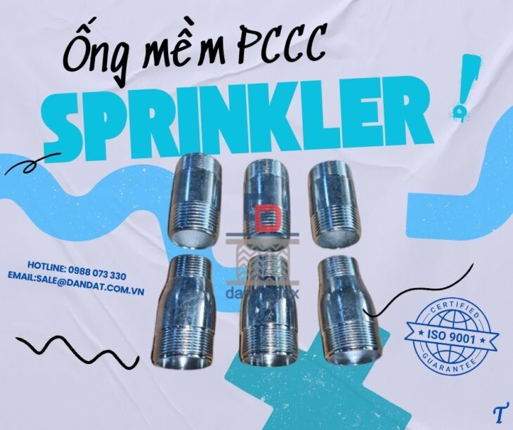 Ống mềm kết nối đầu phun sprinkler, ống mềm sprinkler PCCC, ống mềm cho đầu phun chữa cháy