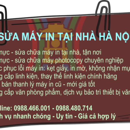 HÀ NỘI SỬA MÁY IN TẠI NHÀ, THỢ GIỎI