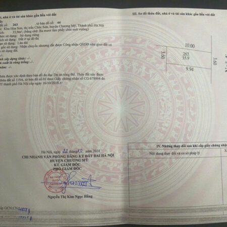 Hàng Hiếm sót lại TRUNG TÂM THỊ TRẤN CHÚC SƠN Ô TÔ TRÁNH – chỉ hơn 2,x tỏi