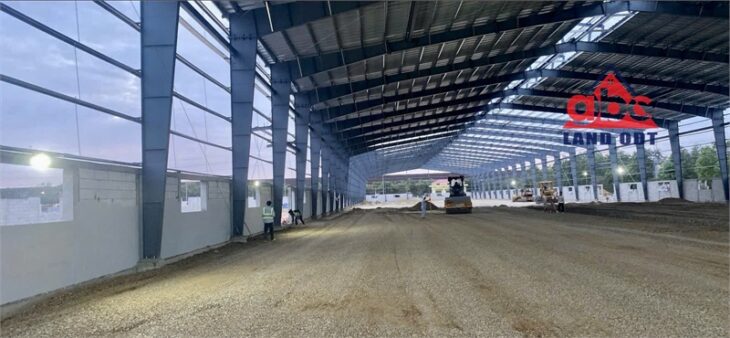 xưởng sản xuất với diện tích cho thuê linh hoạt, tiếp nhận đa dạng ngành nghề theo QD KCN