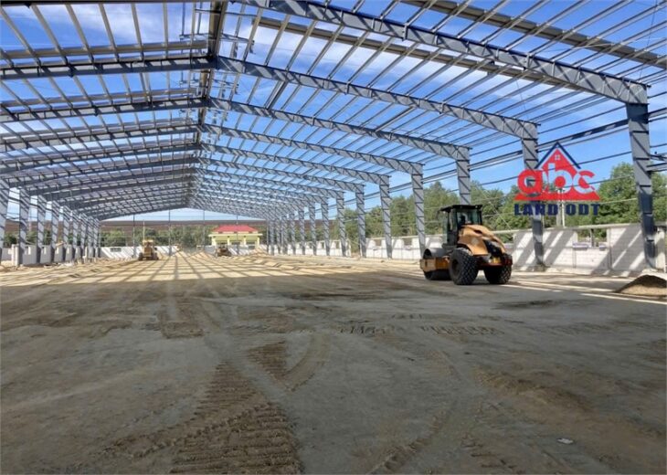 xưởng sản xuất với diện tích cho thuê linh hoạt, tiếp nhận đa dạng ngành nghề theo QD KCN