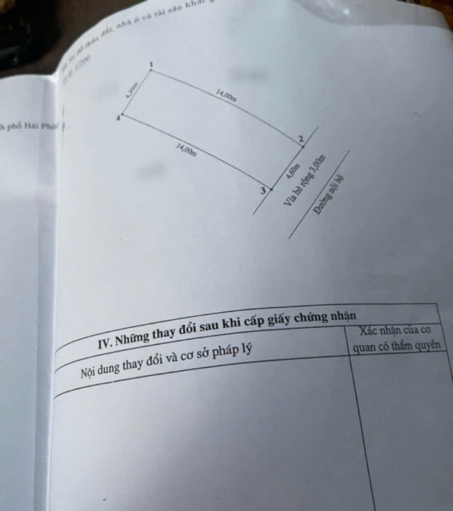 Bán đất tái định cư A51 Vĩnh Niệm, 62m, ngang 4.3m, đường 12m, Giá 63 tr/m