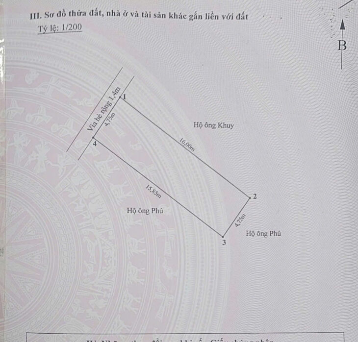 Nhà mặt đường Vĩnh Tiến – Lê Chân, 76m 4 tầng, đường 10m vỉa hè, Giá 6.5 tỉ