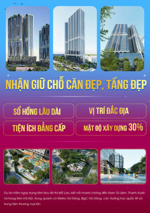 Mở bán dự án chung cư Kepler land Mộ lao Hà Đông Nhận booking giữ chỗ chỉ 50 triệu