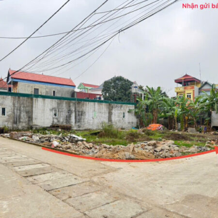 Bán đất tổ 11, TT Quang Minh, Mê Linh, HN. Lô góc, mặt tiền kinh doanh đẹp. DT 54m, giá 3,1 tỷ.