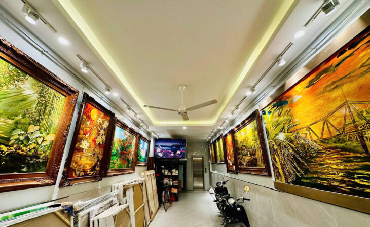 NHÀ ĐẸP KIM GIANG ĐẠI KIM HM 55M 6 TẦNG THANG MÁY VỊ TRÍ VÀNG Ở SƯỚNG 12.8 TỶ