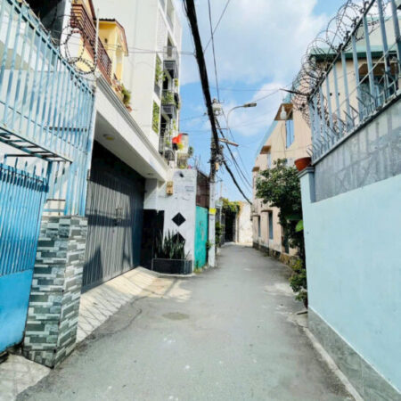 5.95 tỷ-bán nhà HXH gần CV Tầm Vu-XVNT-3 tấm-3.5mx15m-52m2-4PN-hẻm thông