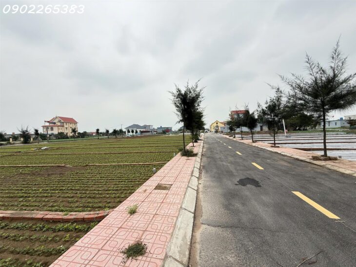 Chủ cần tiền bán nhanh lô đất có tiềm năng sinh lời cực cao đối diện bãi tắm thị trấn Quất Lâm