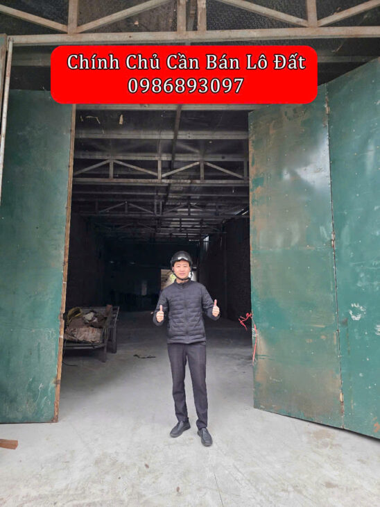 Nằm ngay trung tâm- HƯƠNG MẠC – TỪ SƠN CHÍNH CHỦ gửi B.án lô đất đẹp tặng ngay lán xưởng